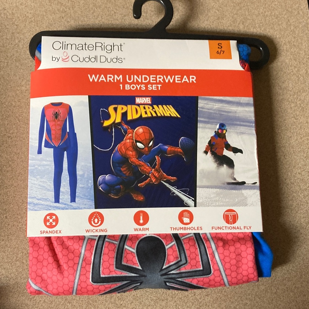 Marvel Spider-Man Red and Blue Boys Underwear Set